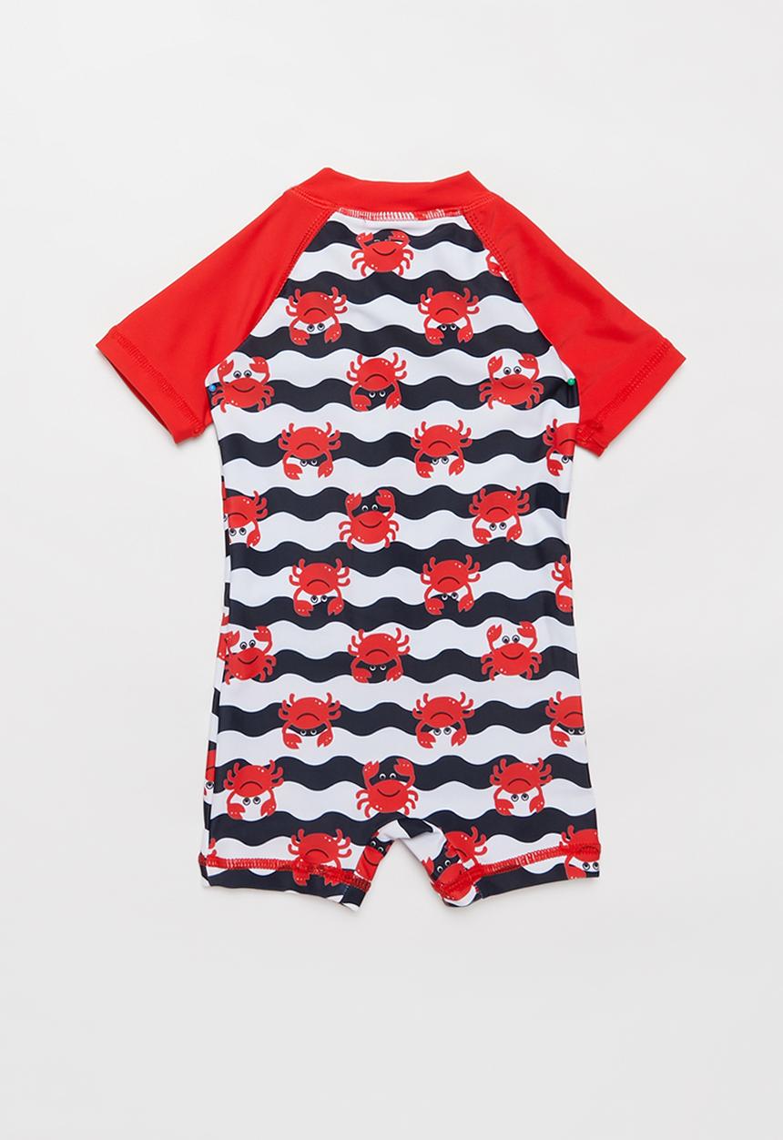 Pop Candy - Baby boys printed swimsuit - red