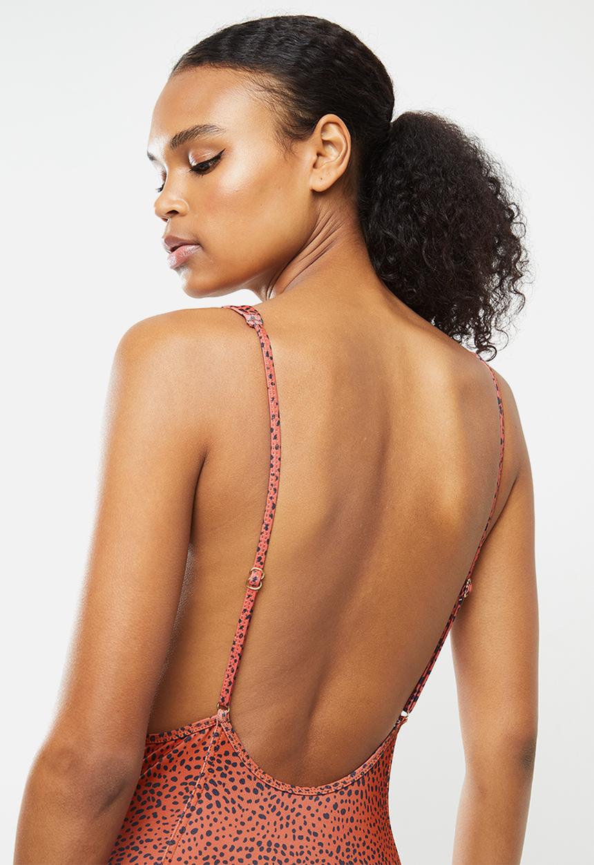 BeachCult - Venus one piece - rust & black
