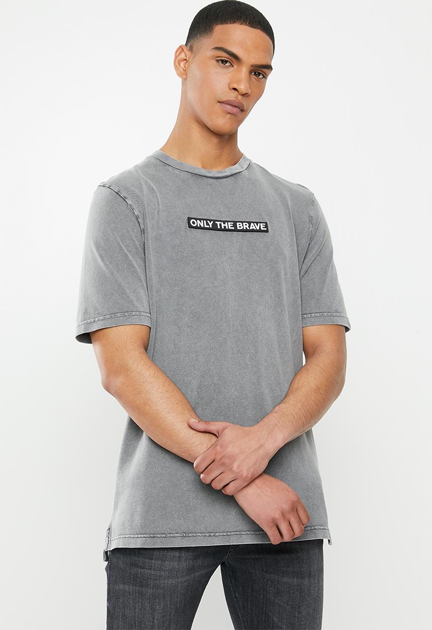 Diesel  - T-just-slits-t15 T-shirt - grey