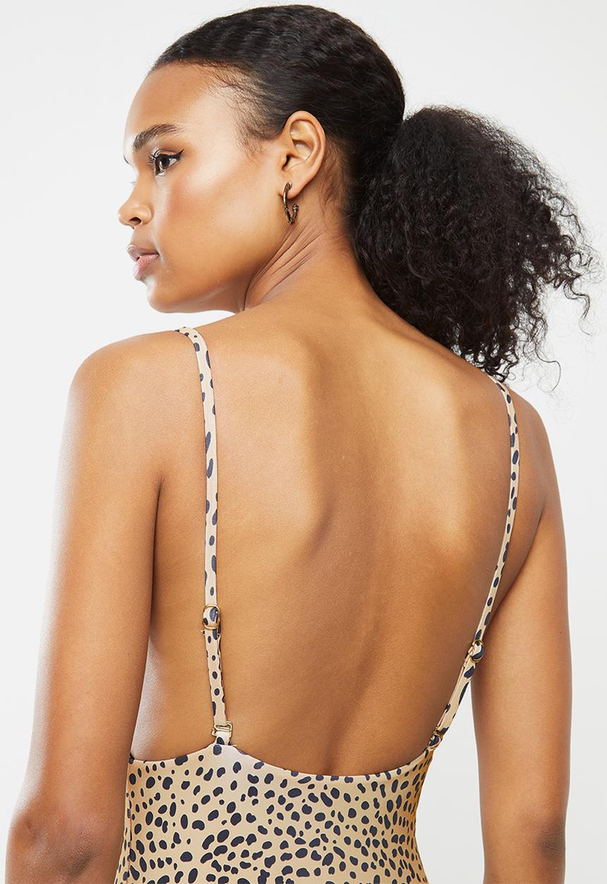 BeachCult - Helena one piece - neutral & black