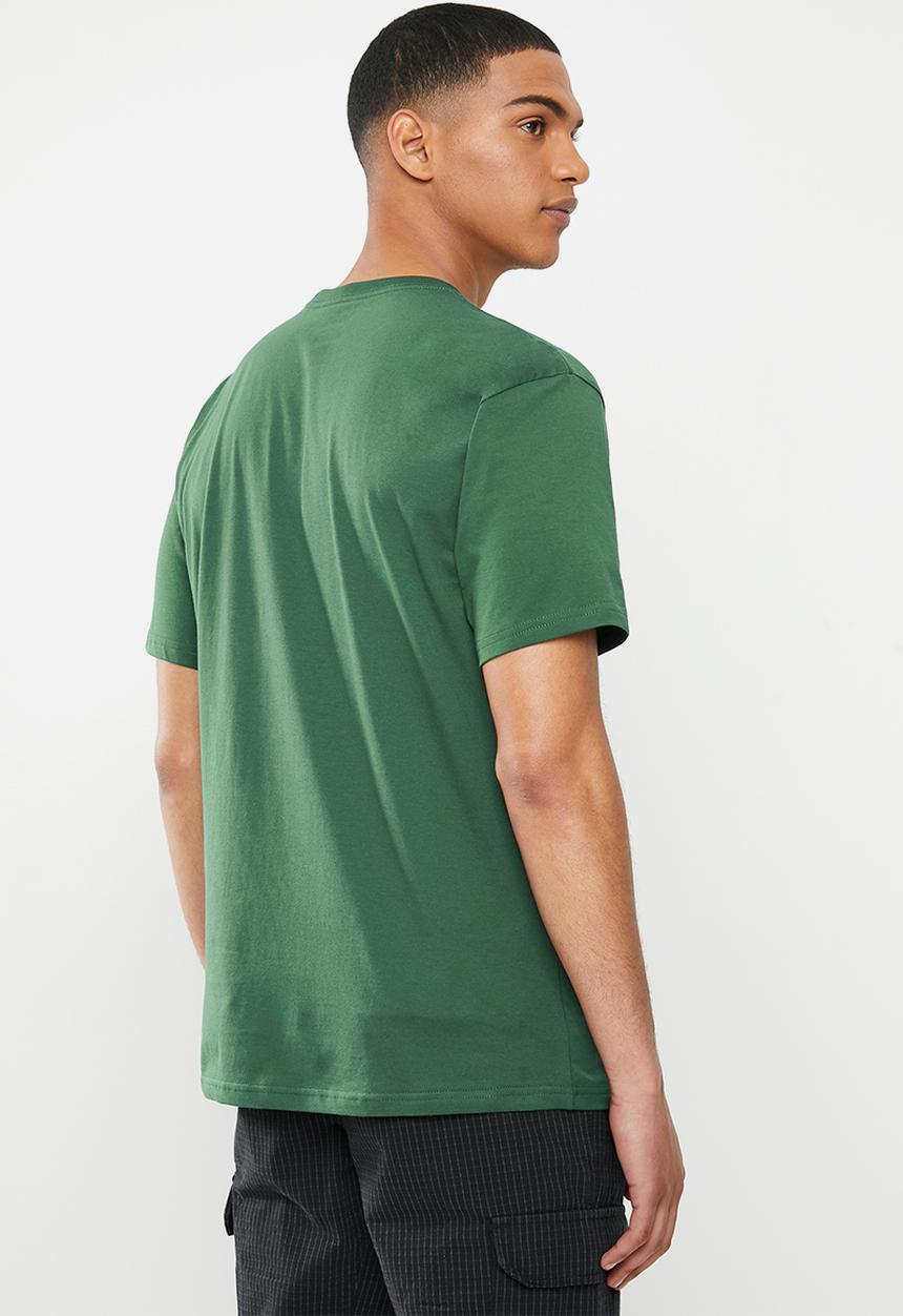 Vans - Left chest logo tee pine needle - green