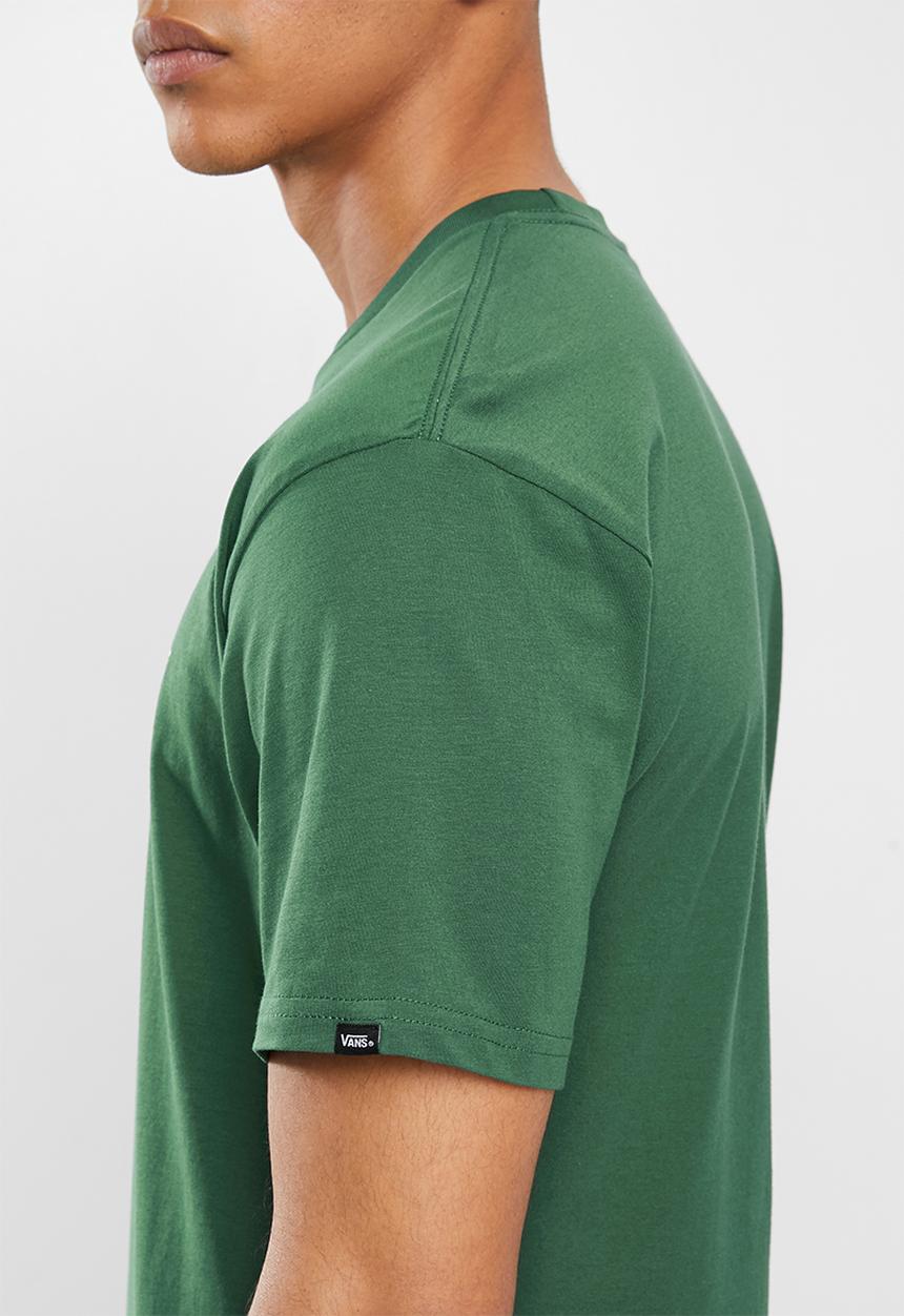 Vans - Left chest logo tee pine needle - green