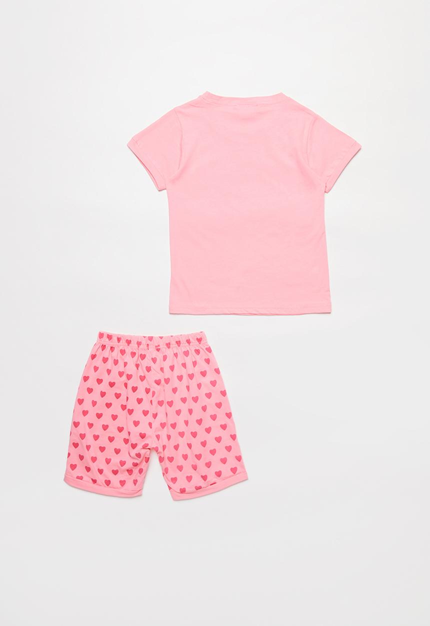 Pop Candy - Girls kitty pyjama set - pink