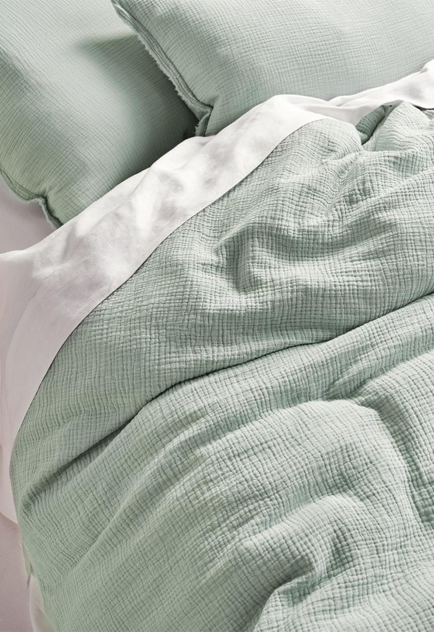 Linen House - Elysian duvet cover set - still water