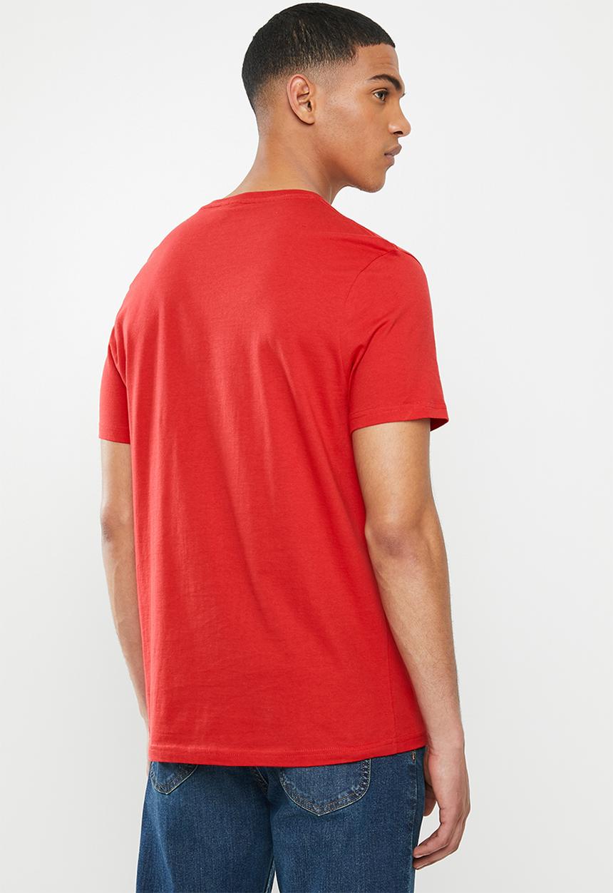 Lee  - Applique tee - red