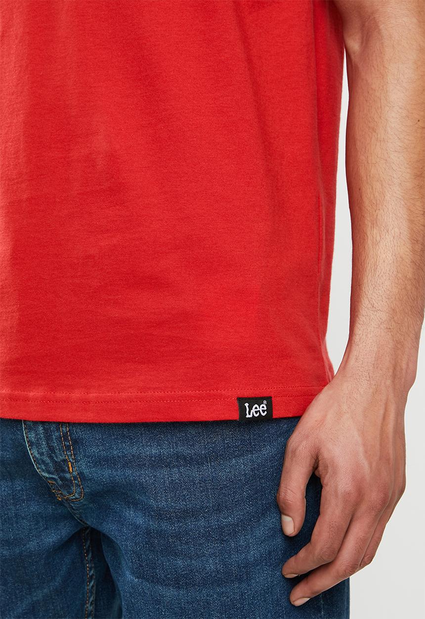 Lee  - Applique tee - red