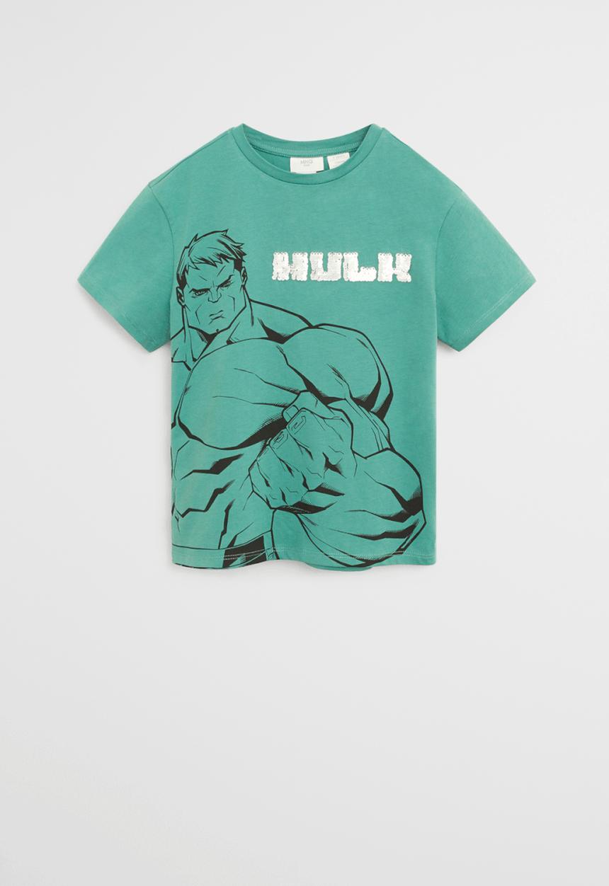 MANGO - T-shirt super  - green