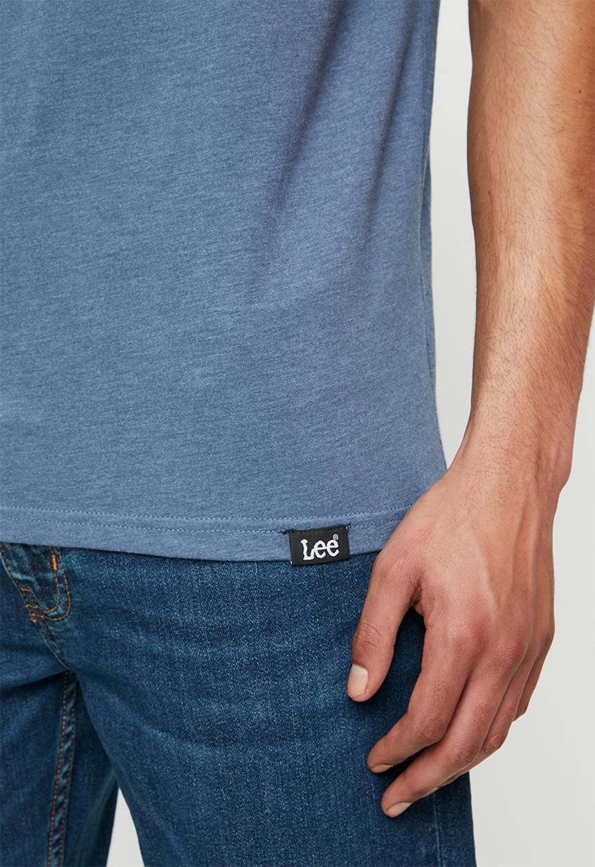 Lee  - Premium denim tee - blue