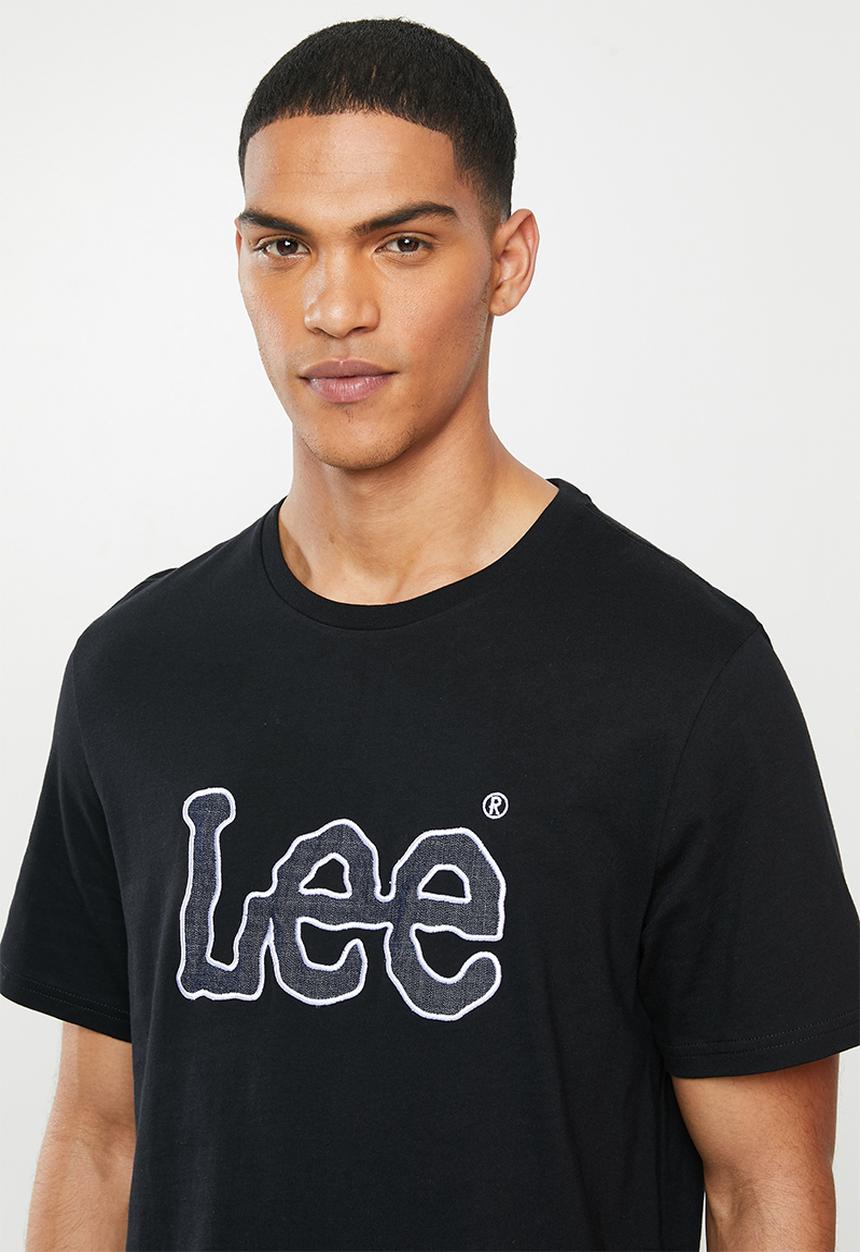 Lee  - Applique tee - black