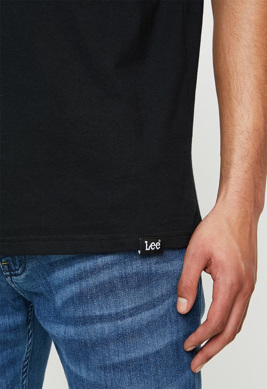Lee  - Applique tee - black