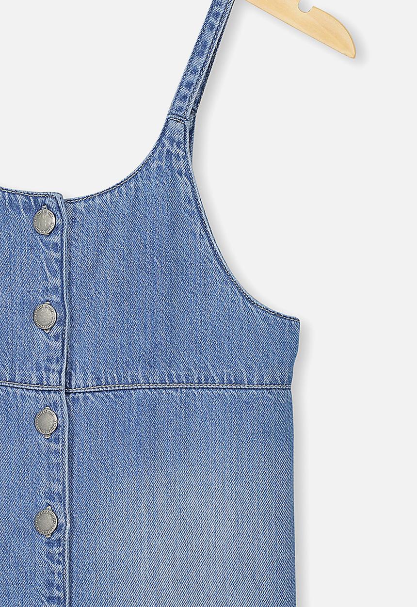 Free by Cotton On - Willow dress - blue