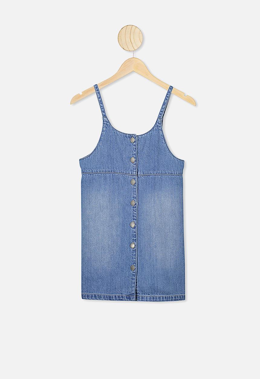 Free by Cotton On - Willow dress - blue