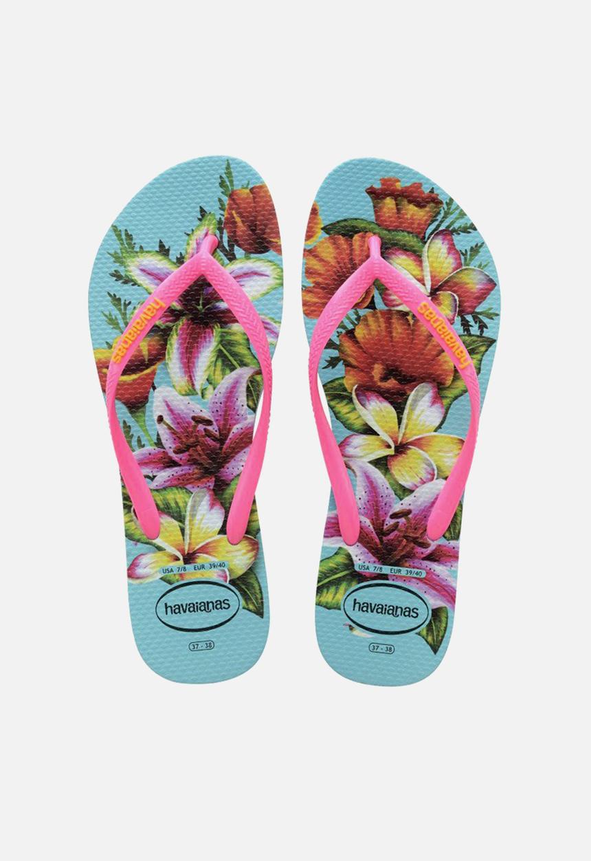 Havaianas - Slim floral - blue