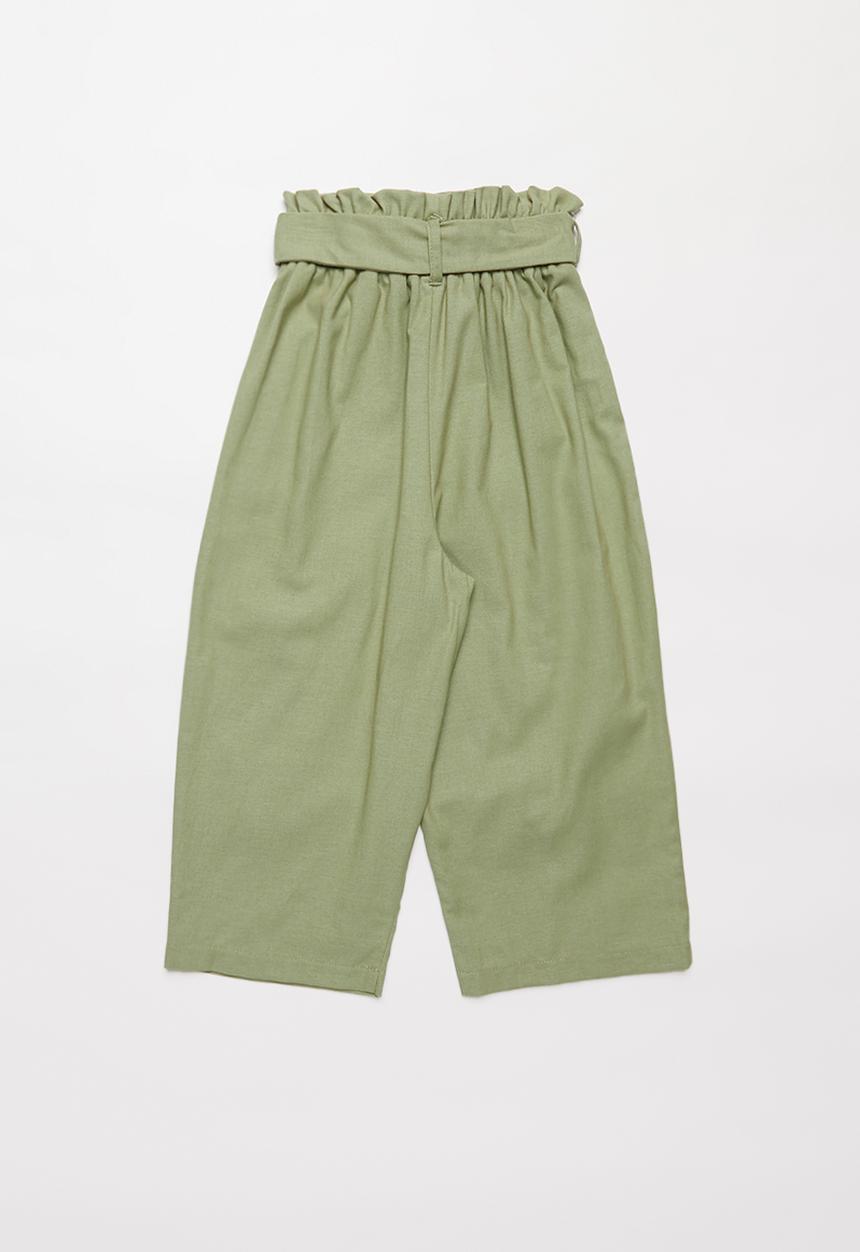 Superbalist - Paperbag waist culotte - khaki