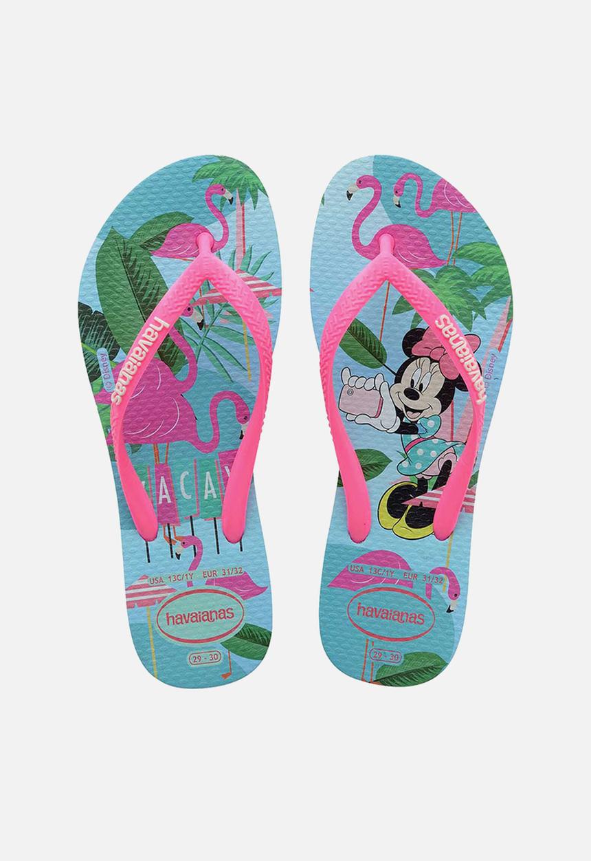 Havaianas - Kids slim disney cool - ice blue/shocking pink