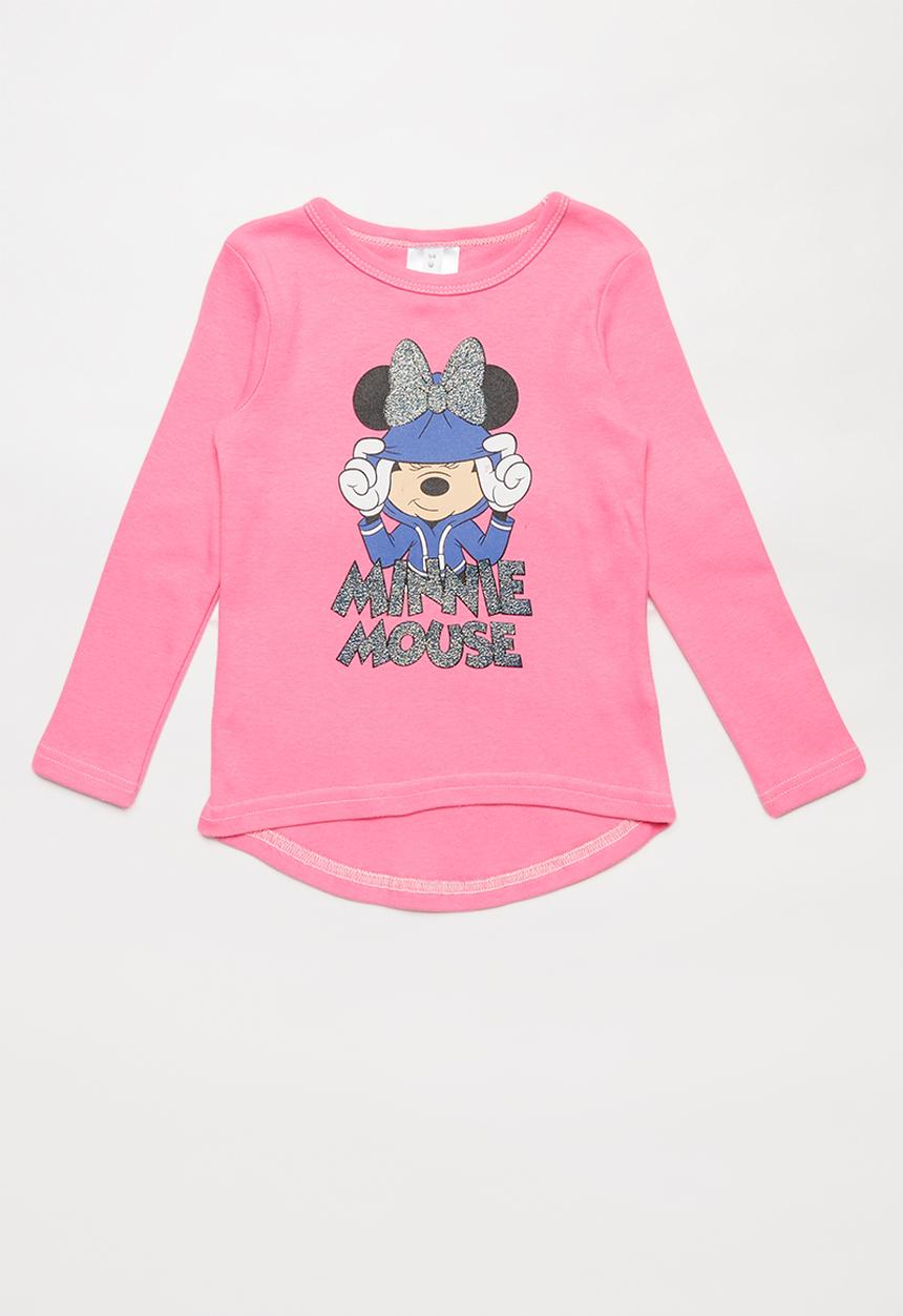 Pop Candy - Minnie Mouse hi low tee - pink