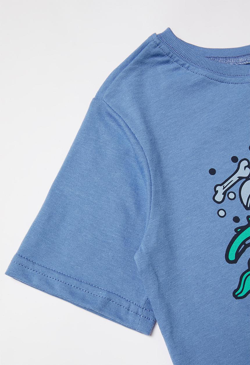 Pop Candy - Styled tee - blue