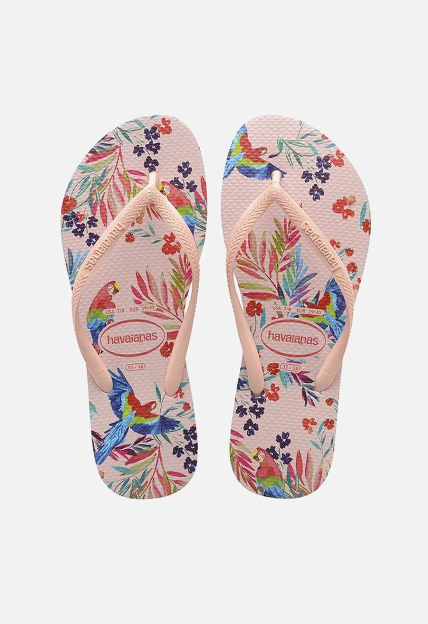Havaianas - Kids slim tropical floral - ballet rose