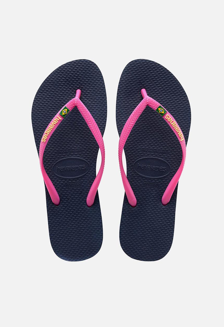 Havaianas - Kids slim brazil - navy blue