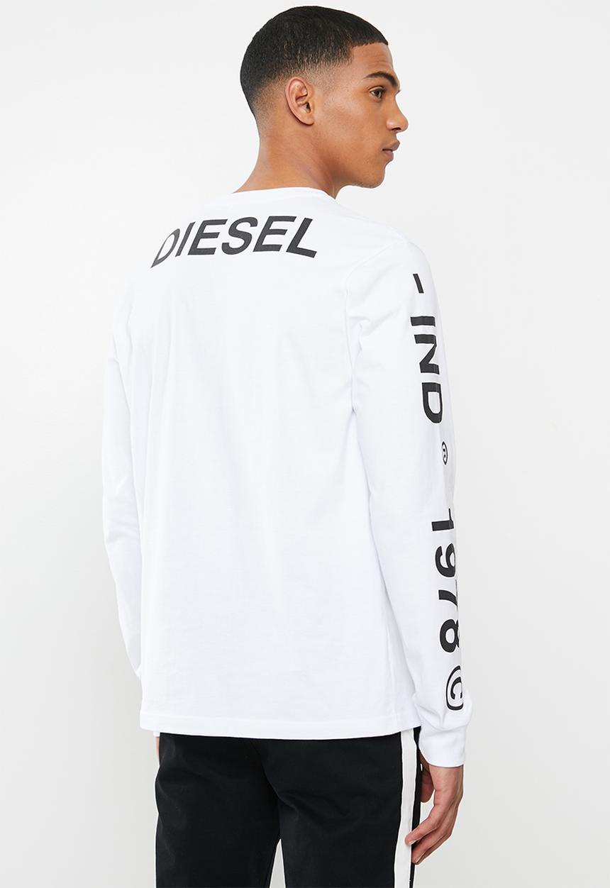 Diesel  - T-just-ls-t14 pullover -white