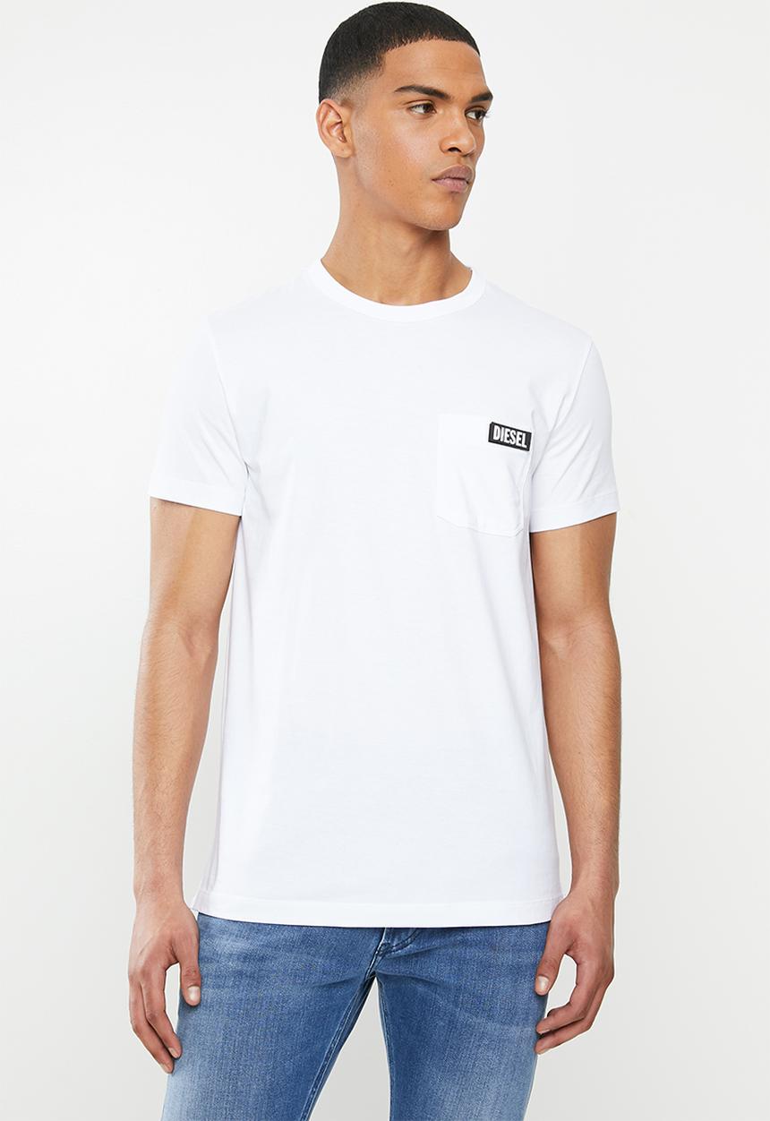 Diesel  - T-worky-slits T-shirt -white