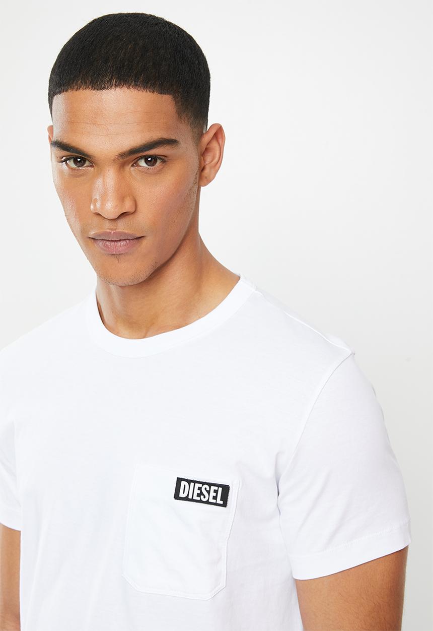 Diesel  - T-worky-slits T-shirt -white