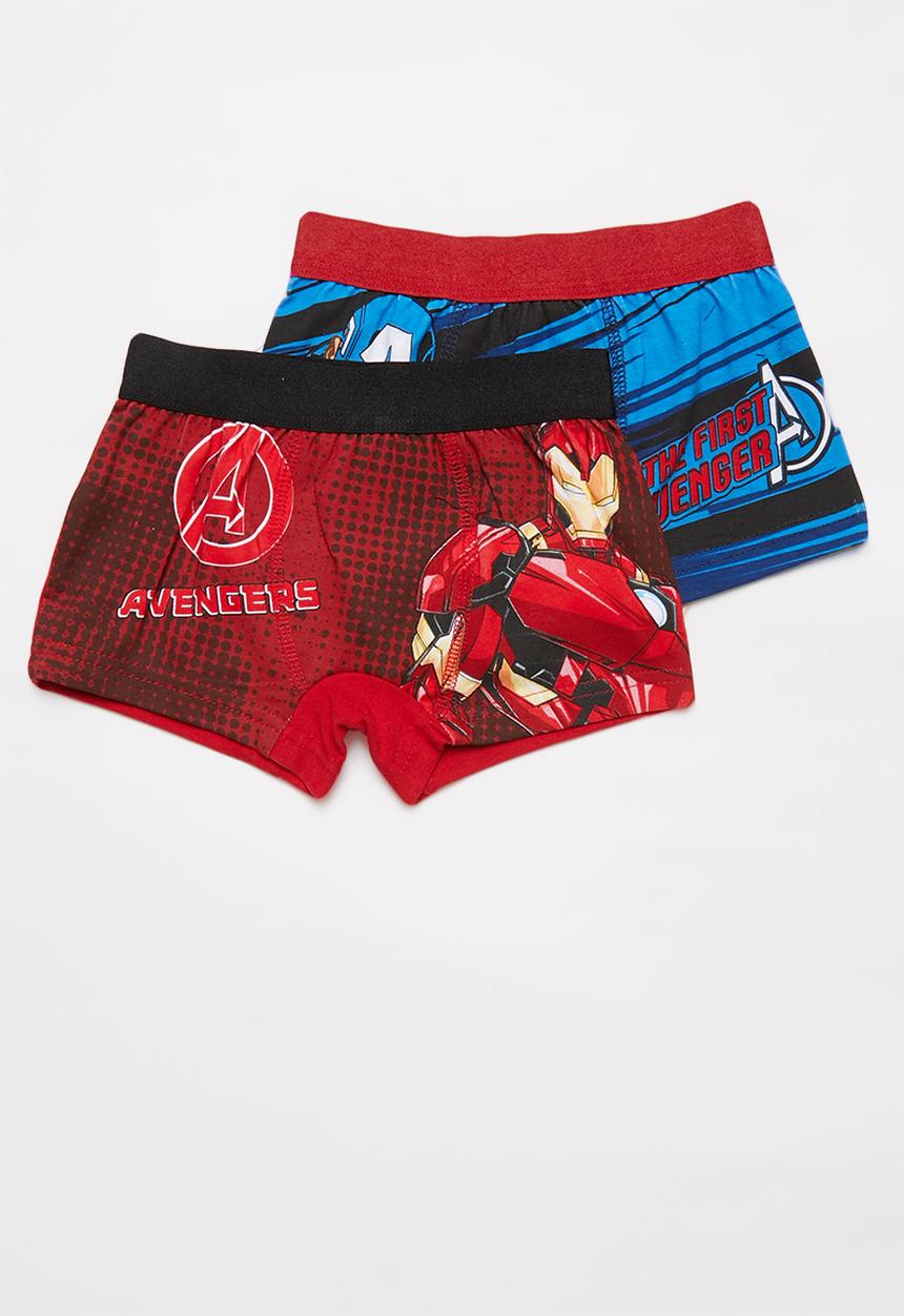 Pop Candy - Avengers 2 pack briefs - blue & red