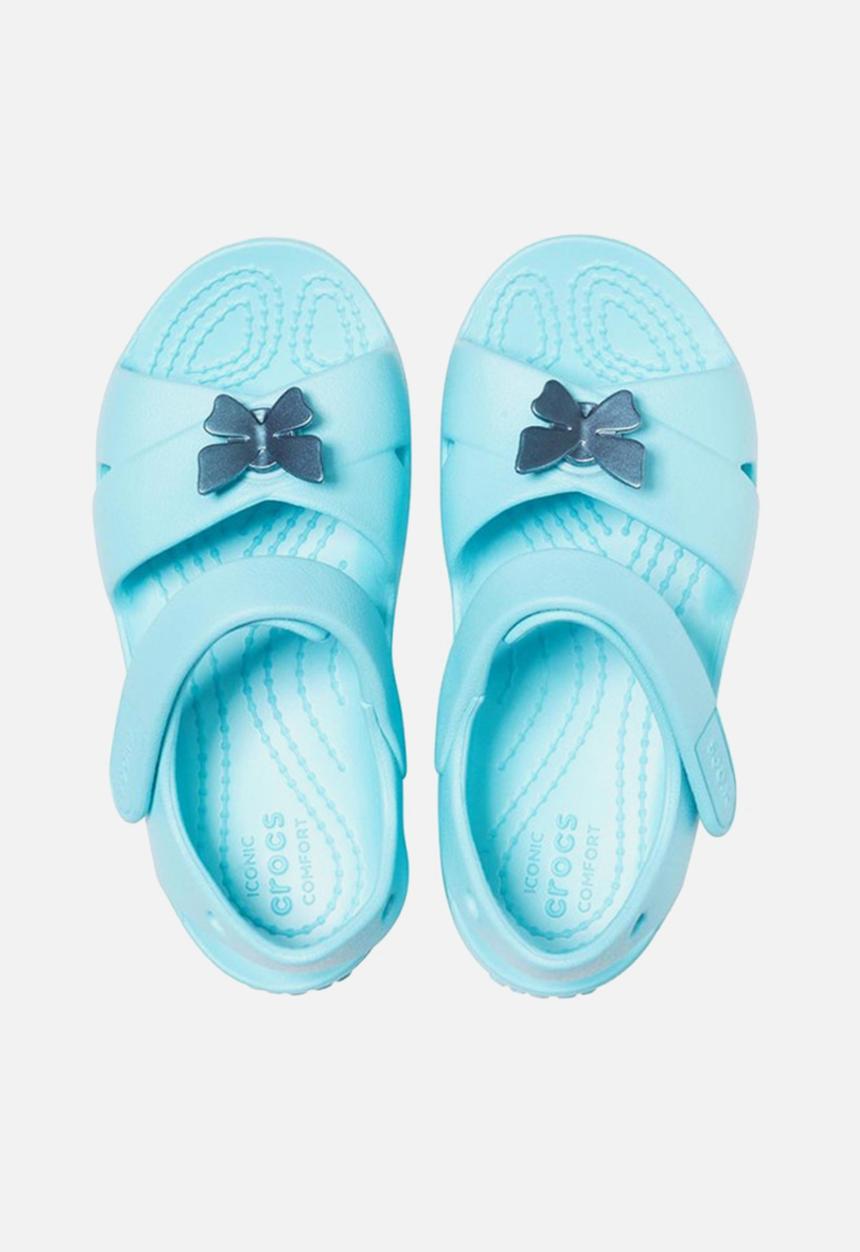 Crocs - Classic cross strap sandal - ice blue