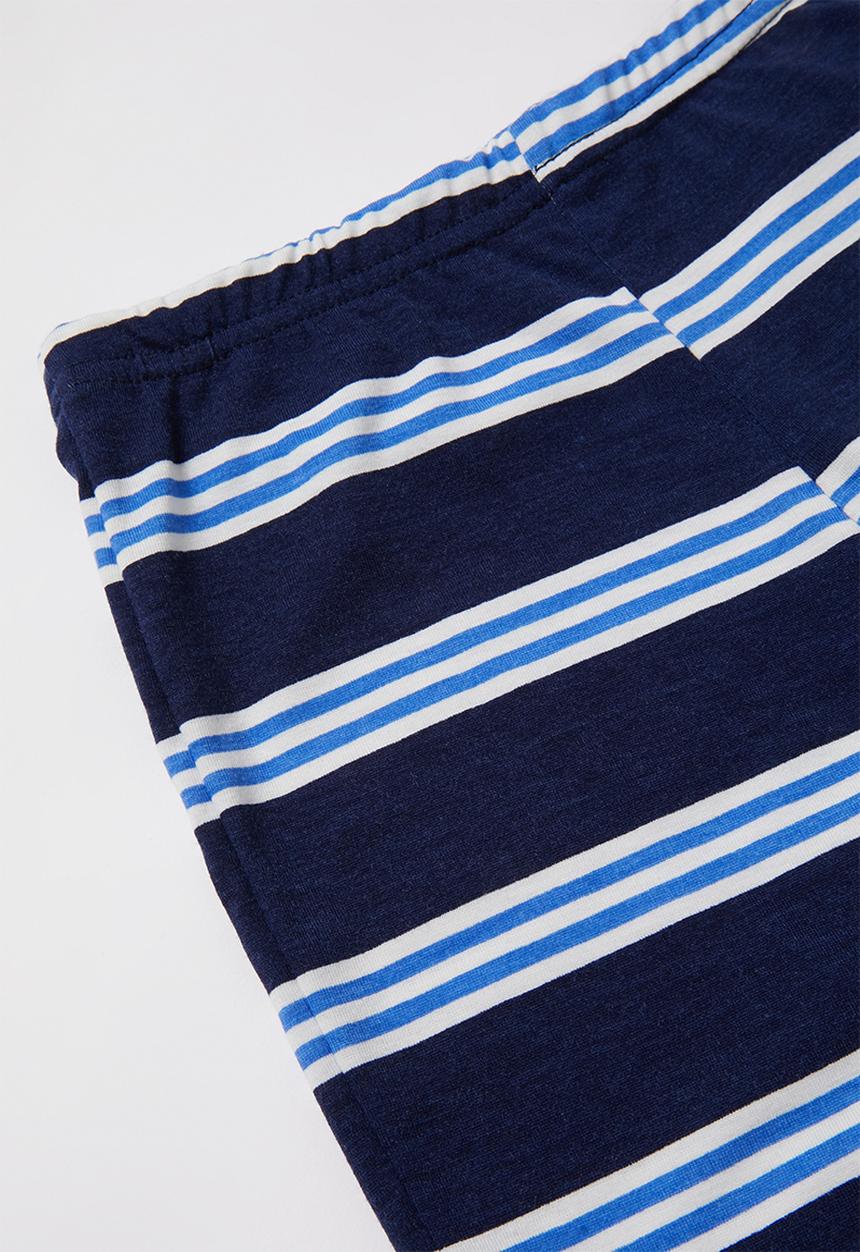 Pop Candy - Boys shorts & tee pj set - navy