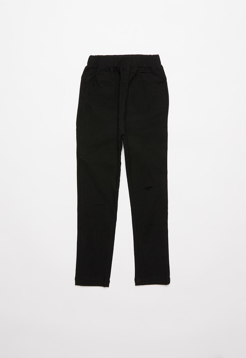 Pop Candy - Girls elasticated pant - black