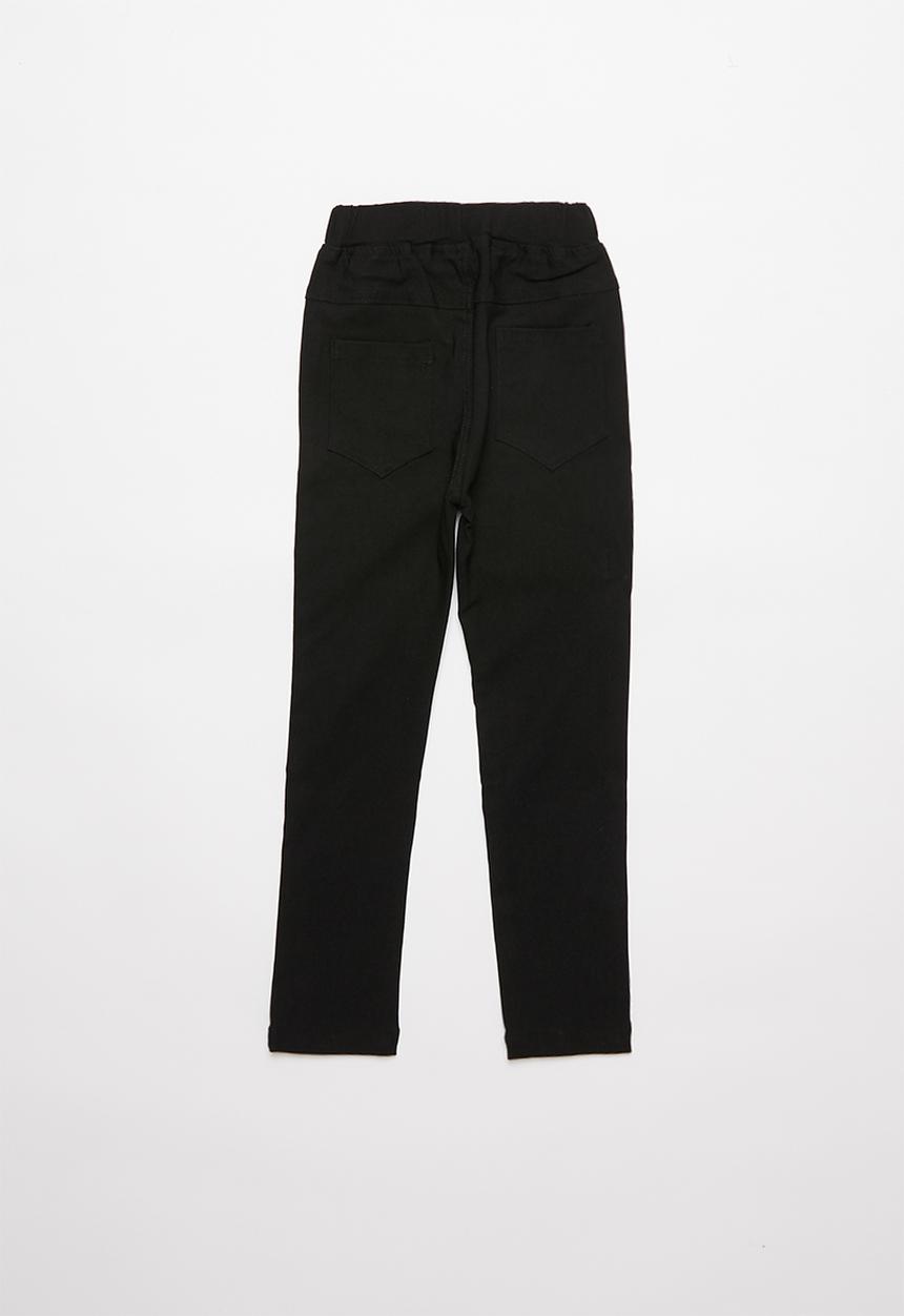 Pop Candy - Girls elasticated pant - black
