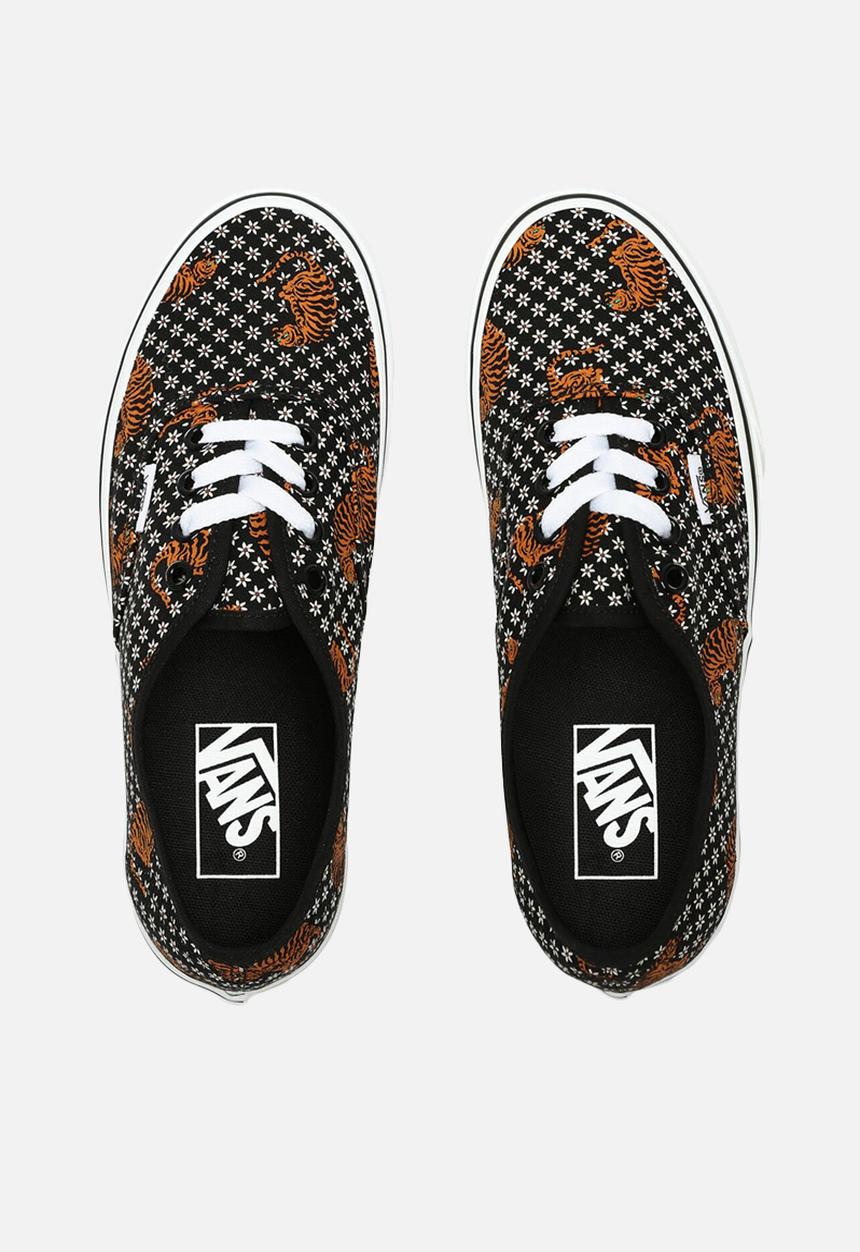 Vans - Authentic - (tiger floral) black/true white