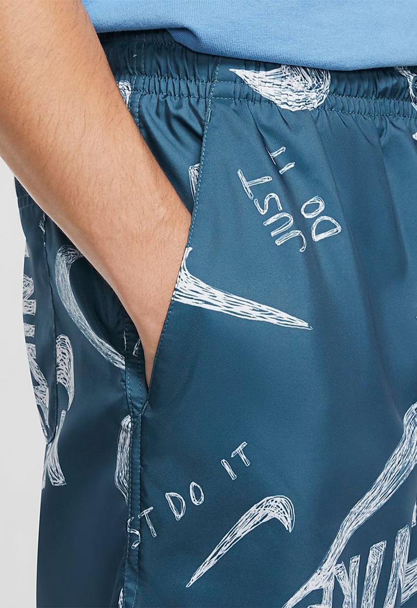 Nike - Nsw ce flow aop 1 shorts - blue