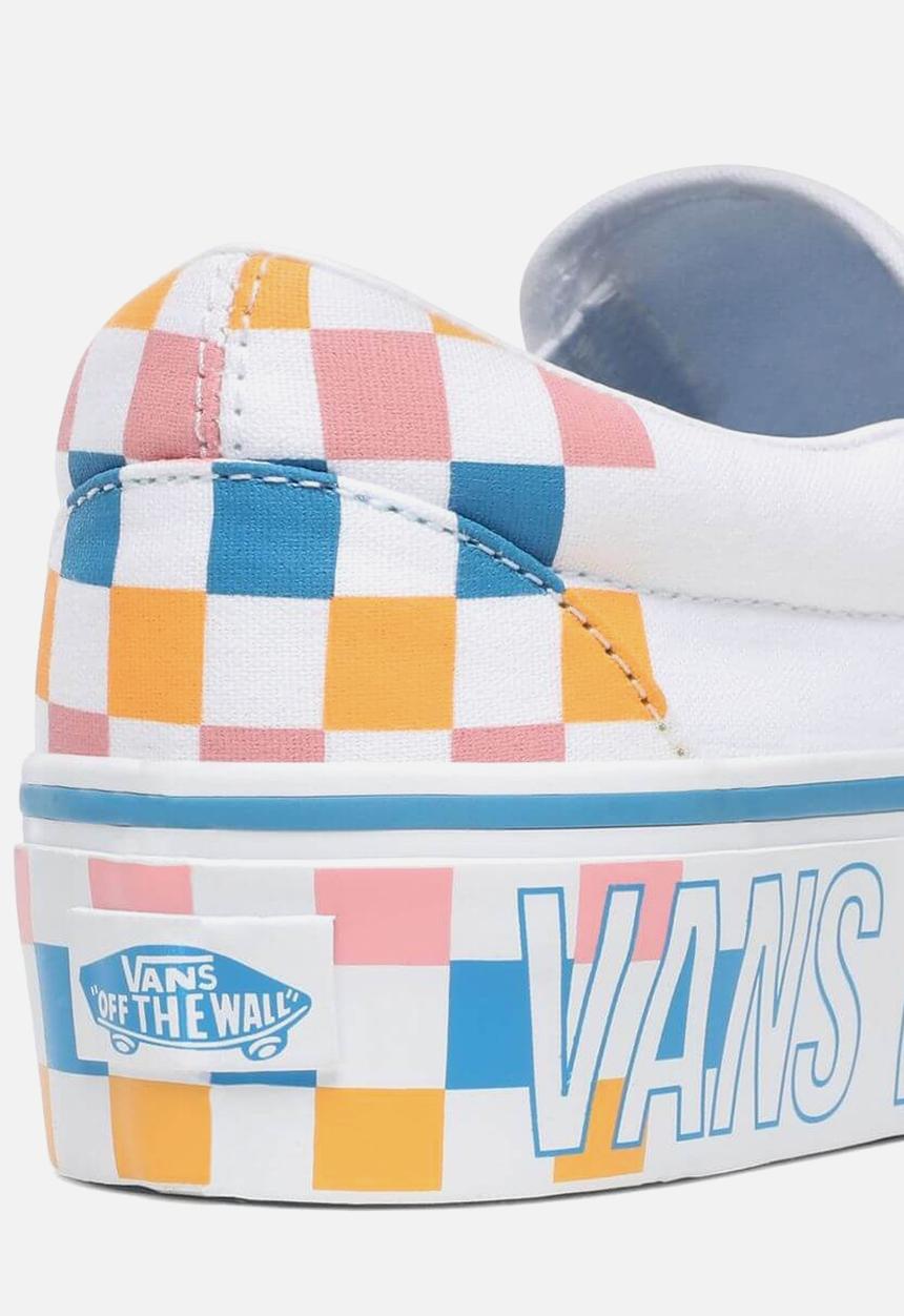 Vans - Classic Slip-On platform - true white/multi
