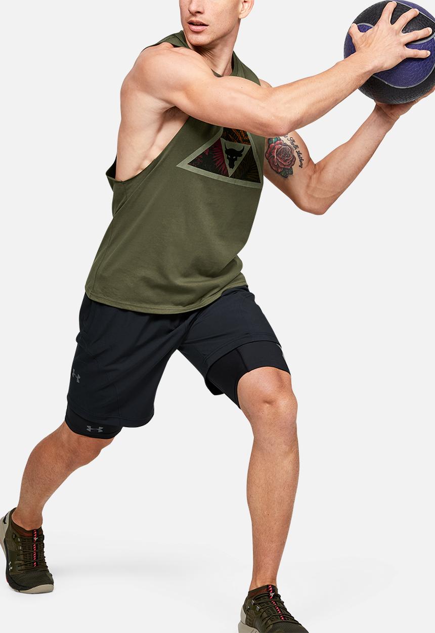 Under Armour - Project rock mana tank - green