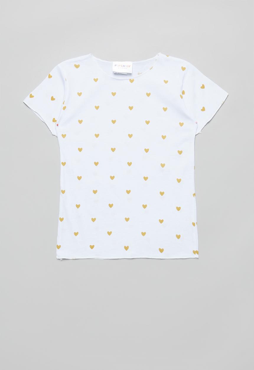 Pop Candy - Dress & tee set - yellow & white