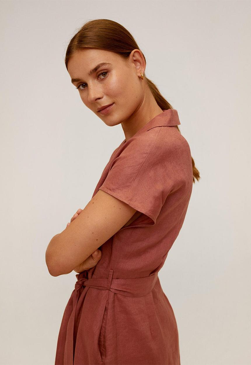 MANGO - Safari dress- light pastel pink