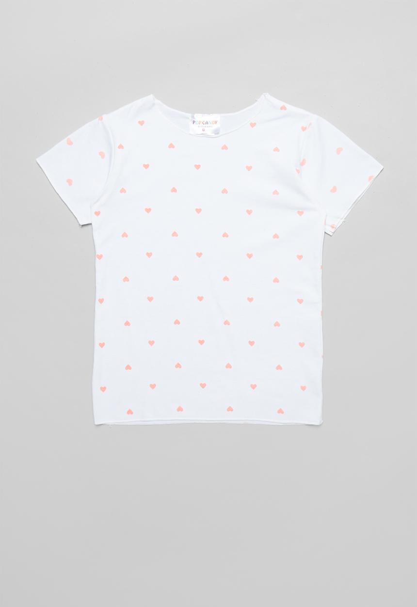 Pop Candy - Dress & tee set - pink & white