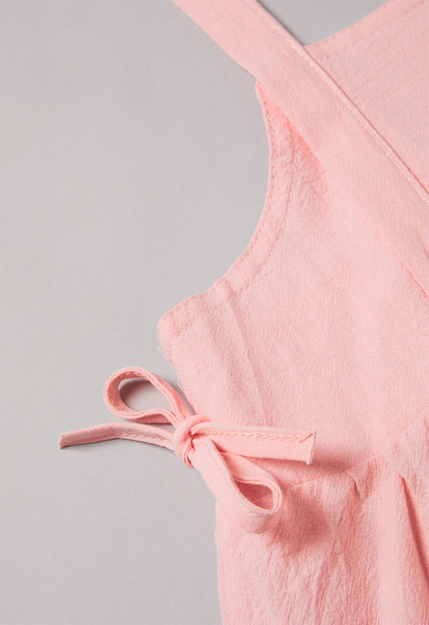 Pop Candy - Dress & tee set - pink & white