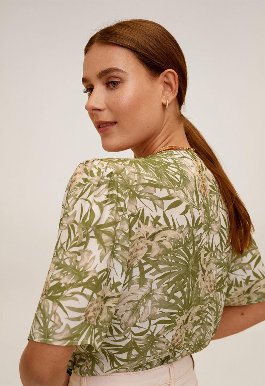 MANGO - Casca6 blouse - green