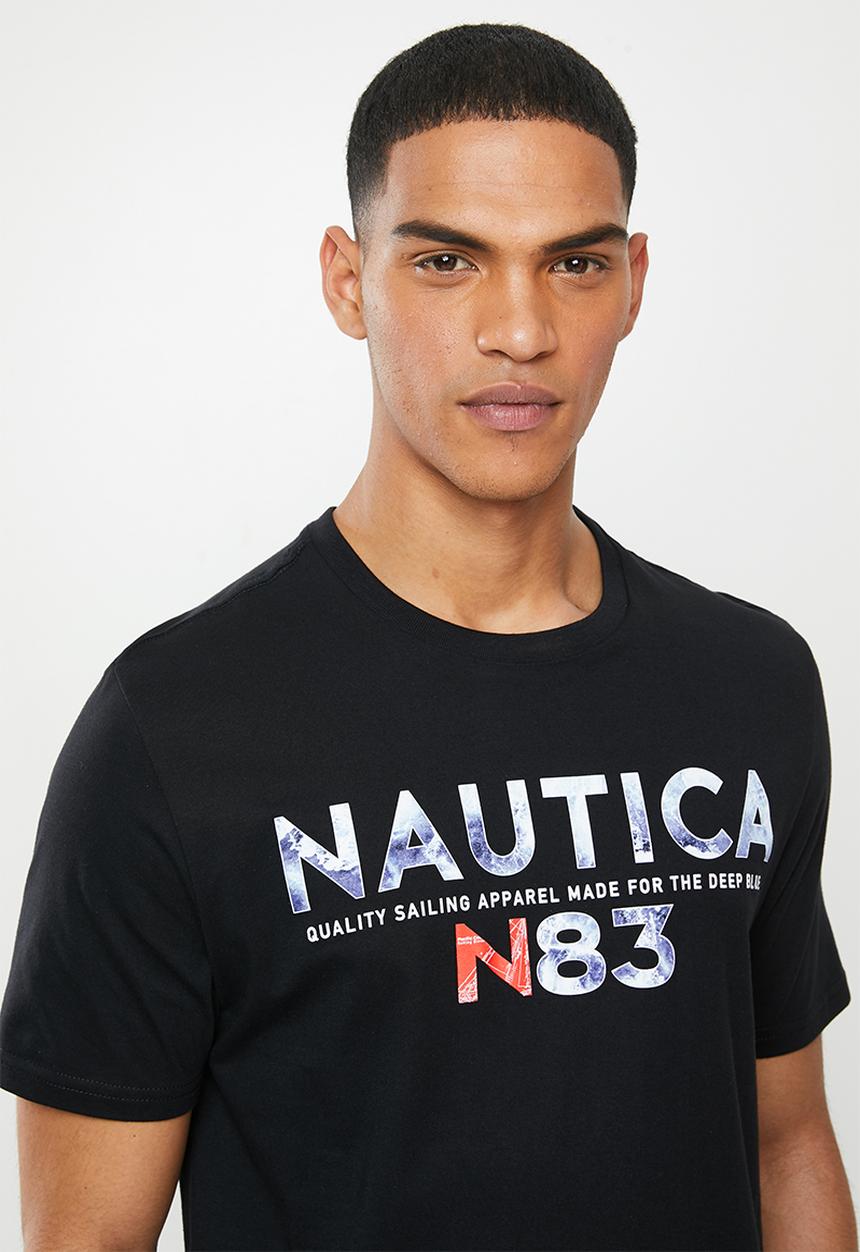 Nautica - Graphic tee - black