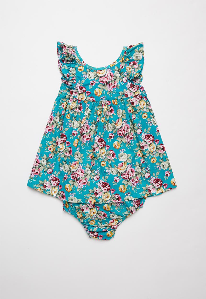 Pop Candy - Floral dress & pants set - multi
