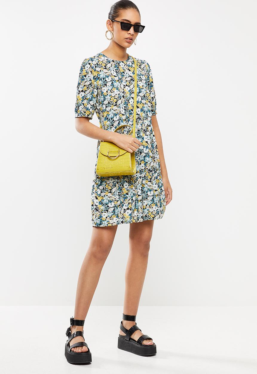 Blake - cotton poplin tiered mini dress