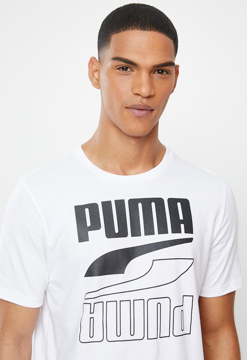 PUMA - Rebel tee - white