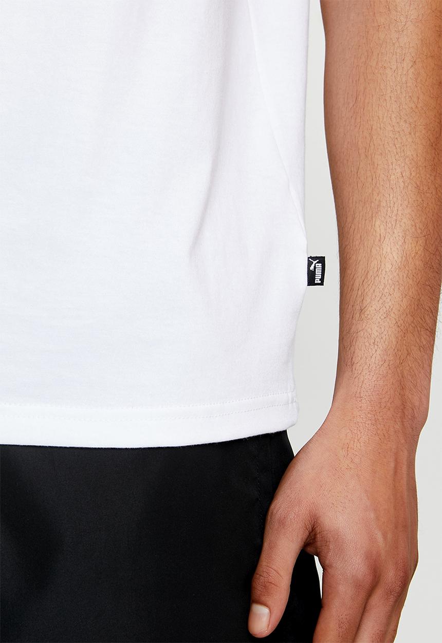 PUMA - Rebel tee - white
