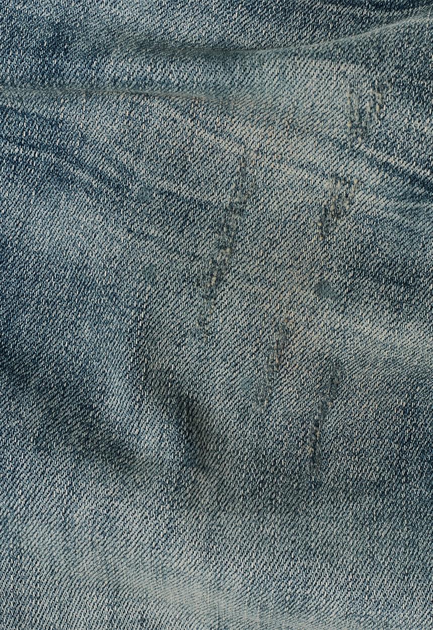 G-STAR - 3301 mid skinny ripped ankle jeans - blue 