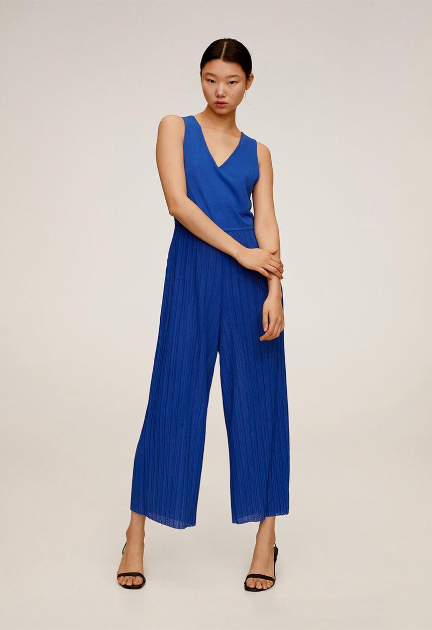 MANGO - Verdi jumpsuit - blue