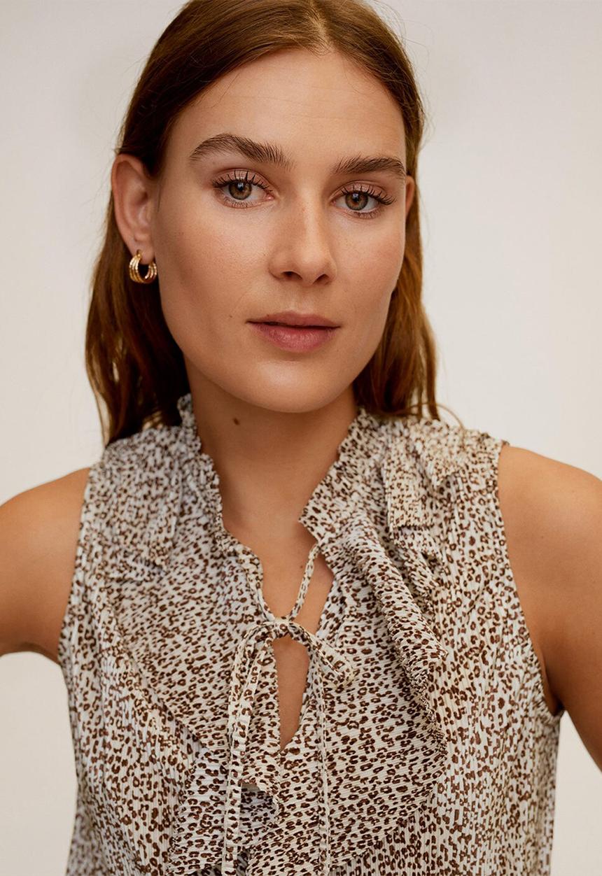 MANGO - Blouse aina - neutral