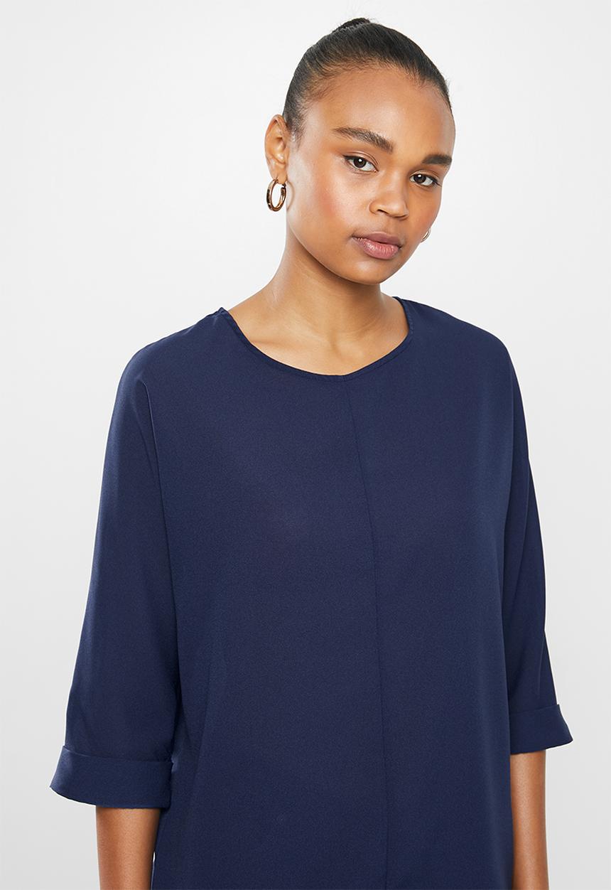 edit - Loose fit shell - navy