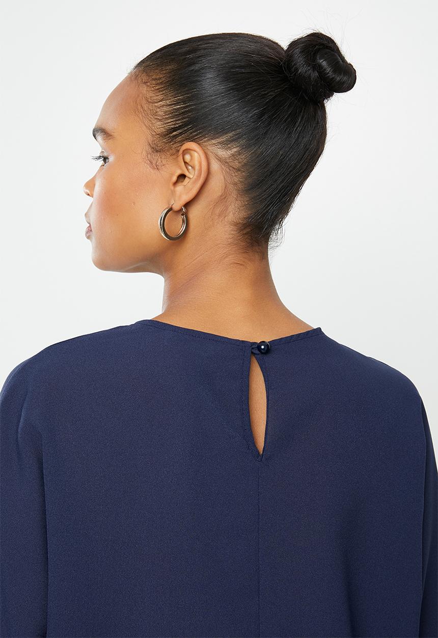 edit - Loose fit shell - navy